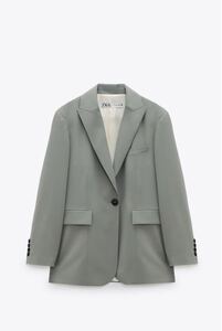 ZARA ザラ テーラードジャケット ジャケット ブレザー ネイビーブルー タグ付き
