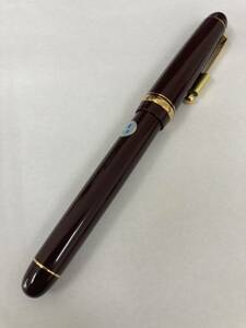 ペ100 新品 未使用 PILOT パイロット 万年筆 CUSTOM カスタム74 14K-585 5 太字 B ブラウン系ボディ 定価10,000円 送料120円