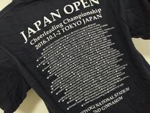 kkaa1333 ■ JAPAN OPEN CHEER AND DANCE ■ Printstar Tシャツ カットソー トップス 半袖 コットン 黒 S_画像6