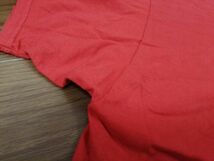 kkaa1342 ■ Unrelaxing ■ アンリラクシング Tシャツ カットソー トップス 半袖 ビッグシルエット オーバーサイズ 赤 S_画像8
