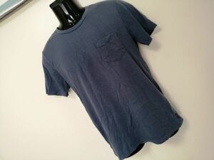 kkaa1440 ■ ZIP FIVE ■ ジップファイブ Tシャツ カットソー トップス 半袖 スモーキーブルー 青 M