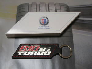 291 piece limited sale!BMW E34 ALPINA B10 Biturbo leather key holder Alpina biturbo 5 series 