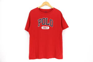 POLO RALPH LAUREN プリントTシャツ レッド 赤 XL 半袖 ポロ ラルフローレン