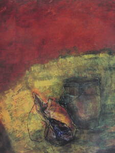 Art hand Auction Yoshiko Uehara, [Le temps passe], Provenant d'une rare collection d'art encadrant, En bonne condition, Nouveau cadre avec cadre, livraison gratuite, Peinture, Peinture à l'huile, Peinture abstraite