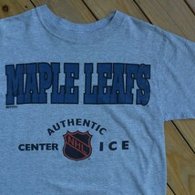 USA古着 NHL MAPLE LEAFS メープルリーフス Tシャツ メンズ Mサイズ ナショナルホッケーリーグ アイスホッケー RUSSELL アメリカ仕入 T1257_画像1