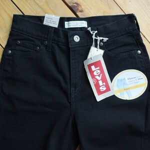  new goods Levi's Levis 512 Denim pants size lady's size 6 boots cut stretch black Denim tag attaching unused goods P0386