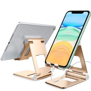 スマホスタンド 折畳み式 角度調整可能 4-13インチのスマホとタブレット対応