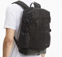 【新品】PUMA 特価 エナジー トレーニング プレミアム バックパック 23L 黒 リュック デイパック 定10,879円 シューズ PC収納可 076840-01_画像2