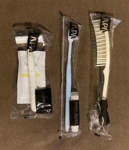 APA hotel amenity 3 point set ( toothbrush [ light blue ] hair brush kami sleigh )