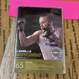 65　★レスミルズ★Lesmills★DVD★CDあり★中古★BodyCombat65　★ボディコンバット★英語コレオノート★箱に傷有り　★3点セット