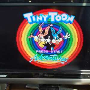 #SFC【Tiny Toon】1992年コナミ　［返金保証あり］送料無料　※バックアップ機能保証あり「商品説明」をお読みください。