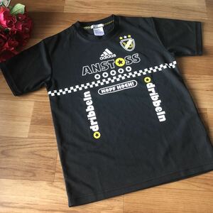 adidas アディダス Tシャツ 140 黒 CLIMA LITE