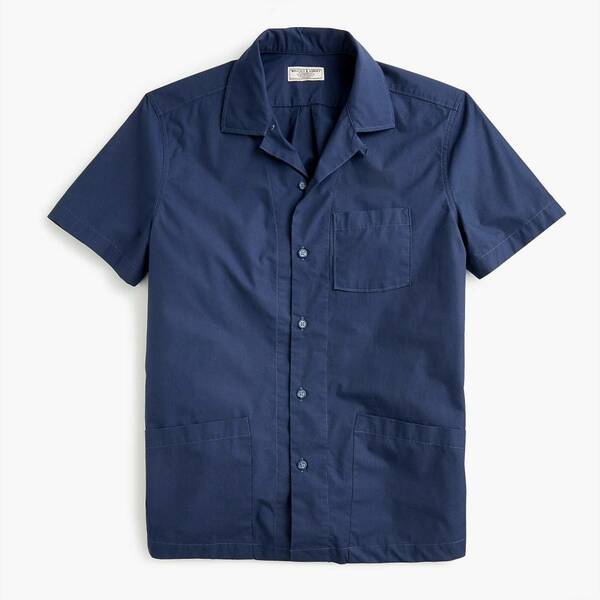 SALE！送料無料！【新品】サイズ:XXL WALLACE & BARNES ウォレス&バーンズ short-sleeve three-pocket shirt オープンカラー OBSIDIAN 2