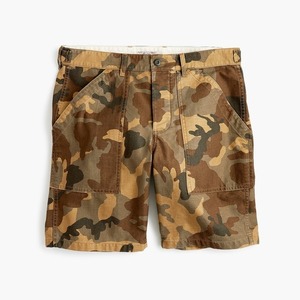 SALE！【未着用 新品】 サイズ: W31 WALLACE & BARNES ウォレス&バーンズ camp short 「HUGE CAMO」チノ ショート パンツ カモ柄