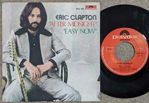 Eric Clapton-After Midnight★イタリアOrig.美品7&#34;/マト1