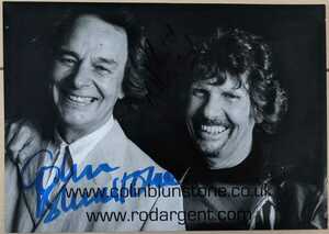 Colin Blunstone/Rod Argent* britain * with autograph promo * photo /Zombies