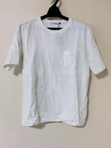 メンズ　リーフ柄　半袖Ｔシャツ　Ｍ　オフホワイト 【KAE-1425】