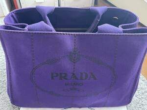 [Extreme beauty product price cut!] PRADA CANAPA Kanapa denim tote 2way, Bag, bag, Prada in general, tote bag