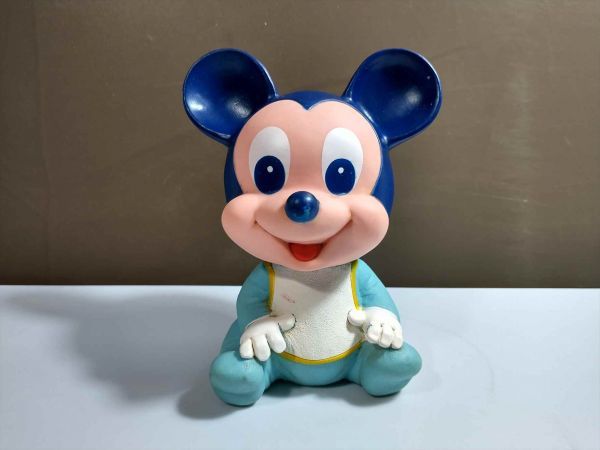レア！　ディズニー　ミッキー　音のなるおもちゃ　赤ちゃんミッキー　昭和　レトロ　
