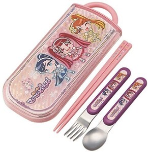 未開封☆スケーター 弁当用箸 子供用 トリオセット 魔法×戦士 マジマジョピュアーズ! 日本製 16.5cm