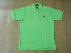 ★　 FRED PERRY　ポロシャツ　 未使用品　S　FPP701　キミドリ　日本製　　訳あり品