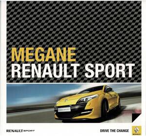  Renault Megane sport catalog 2012 year 7 month 