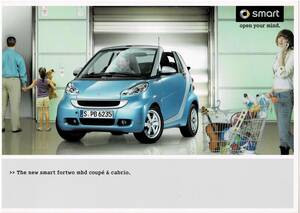 スマート　Smart　fortwo mhd coupe ＆　cabrio カタログ　2010年11月