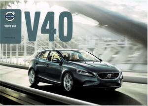 VOLVO V40 catalog 2013 year 4 month 