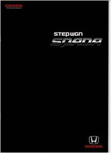 HONDA Stepwagon Spada каталог 2009 год 12 месяц 