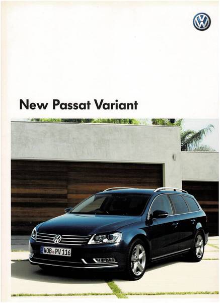 VW パサート ヴァリアント カタログ 2011年7月