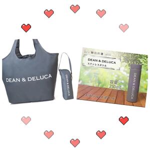 DEAN&DELUCA レジカゴバッグ+保冷ボトルケース+ステンレスボトル ディーン&デルーカ 付録 エコバッグ