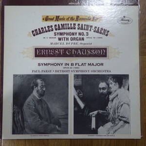 米MERCURY SR90331 バレー指揮／サンサーンス・オルガン交響曲、ショーソン交響曲 LIVING-PRESENCE アヅキ銀盤