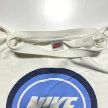 【M】90s NIKE LOGO PRINT S/S TEE 90年代 ナイキ ロゴ プリント 半袖Tシャツ Tシャツ USA製 銀タグ G989_画像4