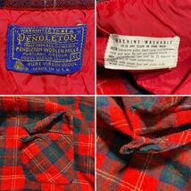 【XL】70s PENDLETON Flannel shirt 70年代 ペンドルトン フランネル シャツ ネルシャツ USA製 ウールシャツ G1202_画像7