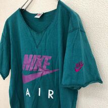 NIKE AIR　ナイキ　ビッグプリント　半袖Tシャツ　メンズ　Mサイズ　グリーン　レトロ　古着_画像5