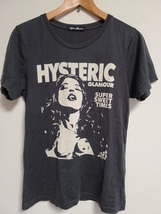 ヒステリックグラマー HYSTERIC GLAMOUR Tシャツ カットソー 半袖 ブラック 黒 サイズ ガールズ プリント 日本製_画像1