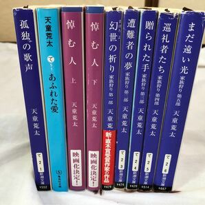 送料無料！天童荒太　文庫本9冊セット　孤独の歌声/あふれた愛/悼む人 上下巻/家族狩り　第一部〜第五部