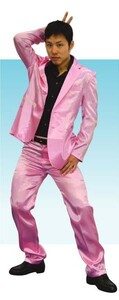 Красочный костюм розовый банкет / костюм событий