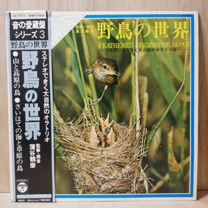 【LP】蒲谷鶴彦 野鳥の世界 - GX-7010 - *32