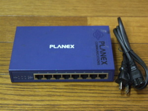 PLANEX ８ポートLANスイッチングハブ(FX-08IMW) 中古！