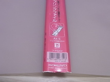 コクヨ KOKUYO ポップリングファイル ピンク A4-S リング内径22ミリ_画像5