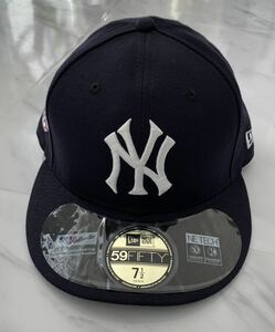 新品 未使用 NEW ERA SANDLOT 25th anniversary USA製 NEW YORK Yankees CAP ネイビー 7 1/2 59.6cm ニューエラ ニューヨーク ヤンキース
