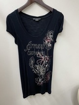 送料無料！ARMANI EXCHANGE(アルマーニエクスチェンジ) レーヨン１００％/フレンチ袖/チュニック/カットソー☆サイズM_画像1