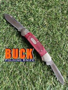 BUCK Knife 389 Canoe Knife #901 2枚刃 2016年製 バックナイフ フォールディングナイフ