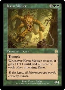 カヴーのやっかいもの/Kavu Mauler [APC] アポカリプス MTG 英語 080 H0.5Y0.5