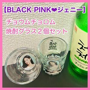 【BLACKPINK ジェニー】チョウムチョロム焼酎グラス２個セット