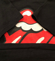 ■ROLLING STONES 極美品 1997年製 WORLD TOUR Tシャツ BK-L 90’s ローリングストーンズ バンド ロック ビンテージ_画像4