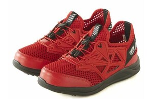 # Bick Inaba super special price goods #.. rubber resin . core entering safety shoes Phantom light FCL-720DRY[ red *25.0cm] light weight * mesh. goods, prompt decision 3300 jpy *