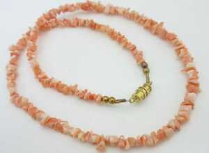 [TOP].. coral necklace loose bracele netsuke d420.