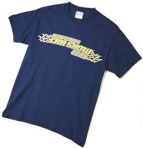 概ね美品！◆AUTO HOBBY CAR SHOW 2009 綿100地 半袖Tシャツ◆Sサイズ